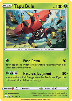 Tapu Bulu #16 from Battle Styles