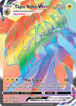 Tapu Koko VMAX #166 from Battle Styles