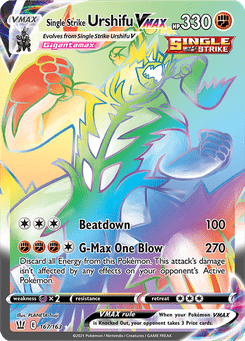 Single Strike Urshifu VMAX #167 from Battle Styles