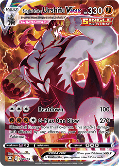 Single Strike Urshifu VMAX #168 from Battle Styles
