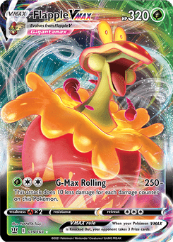 Flapple VMAX #19 from Battle Styles