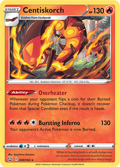 Centiskorch #30 from Battle Styles