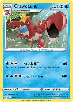 Crawdaunt #39 from Battle Styles