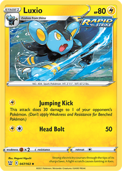 Luxio #47 from Battle Styles
