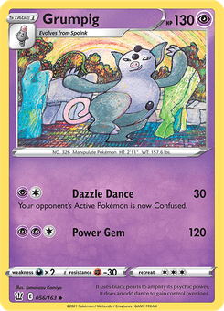 Grumpig #56 from Battle Styles
