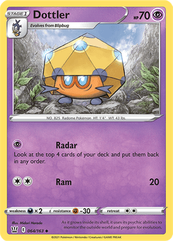 Dottler #64 from Battle Styles