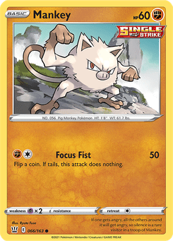 Mankey #66 from Battle Styles