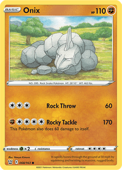 Onix #68 from Battle Styles