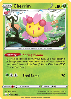 Cherrim #8 from Battle Styles