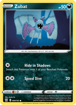 Zubat #89 from Battle Styles