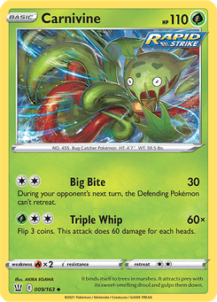Carnivine #9 from Battle Styles