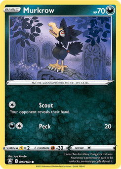 Murkrow #93 from Battle Styles