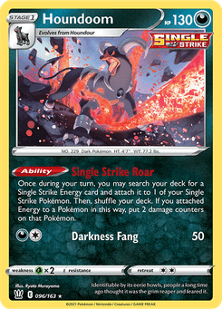 Houndoom #96 from Battle Styles