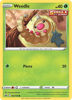 Weedle #1 from Chilling Reign