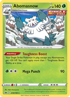 Abomasnow #10 from Chilling Reign
