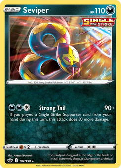 Seviper #102 from Chilling Reign