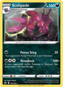 Scolipede #107 from Chilling Reign