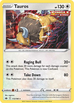 Tauros #115 from Chilling Reign