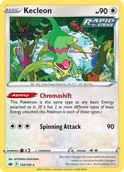 Kecleon #122 from Chilling Reign