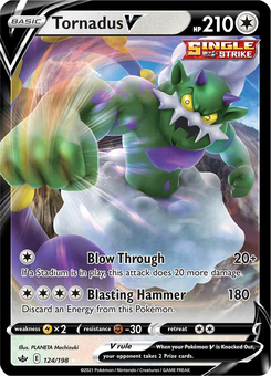 Tornadus V #124 from Chilling Reign