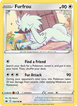 Furfrou #126 from Chilling Reign