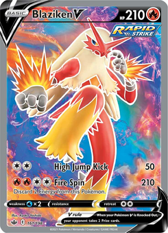 Blaziken V  #161 from Chilling Reign