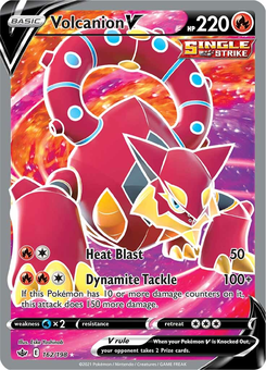 Volcanion V #162 from Chilling Reign