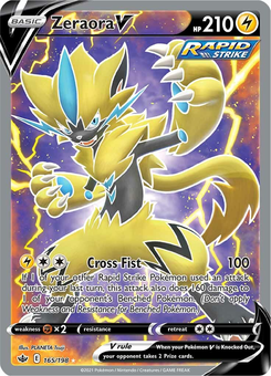 Zeraora V #165 from Chilling Reign