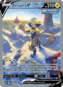Zeraora V #166 from Chilling Reign