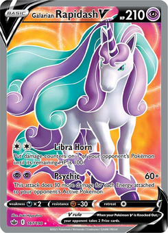 Galarian Rapidash V #167 from Chilling Reign