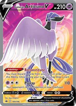 Galarian Articuno V #169 from Chilling Reign
