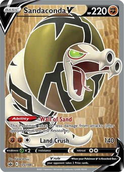 Sandaconda V #175 from Chilling Reign
