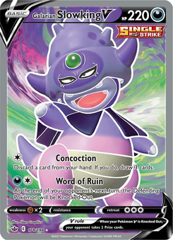 Galarian Slowking V #178 from Chilling Reign