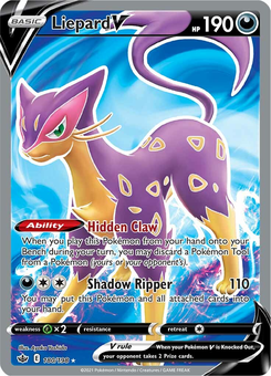 Liepard V #180 from Chilling Reign