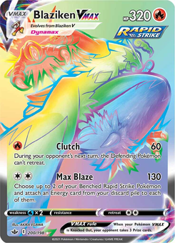 Blaziken VMAX #200 from Chilling Reign