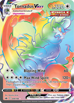 Tornadus VMAX #209 from Chilling Reign