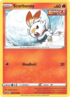 Scorbunny #26 from Chilling Reign