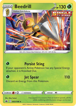 Beedrill #3 from Chilling Reign