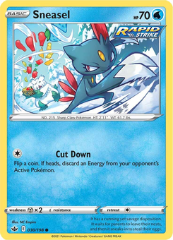 Sneasel #30 from Chilling Reign
