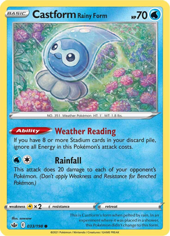 Castform Rainy Form #33 by Sowsow