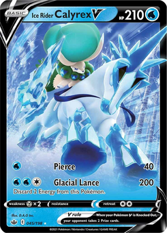 Ice Rider Calyrex V #45 from Chilling Reign