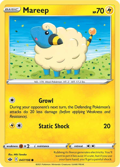 Mareep #47 from Chilling Reign