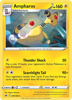 Ampharos #49 from Chilling Reign