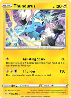 Thundurus #52 from Chilling Reign