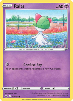Ralts #59 from Chilling Reign