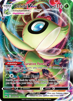 Celebi VMAX #8 from Chilling Reign