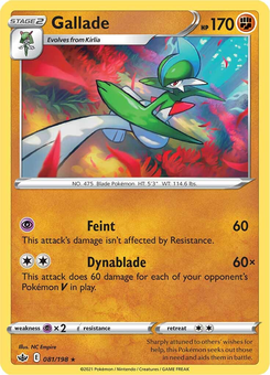 Gallade #81 from Chilling Reign