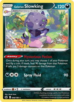 Galarian Slowking #98 from Chilling Reign