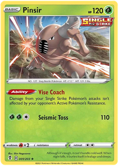 Pinsir #1 from Evolving Skies