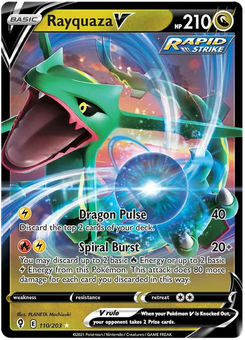 Rayquaza V #110 from Evolving Skies